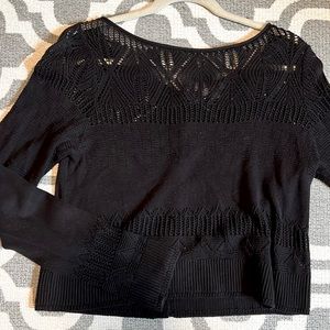 LEIFSDOTTIR sweater with back button detail